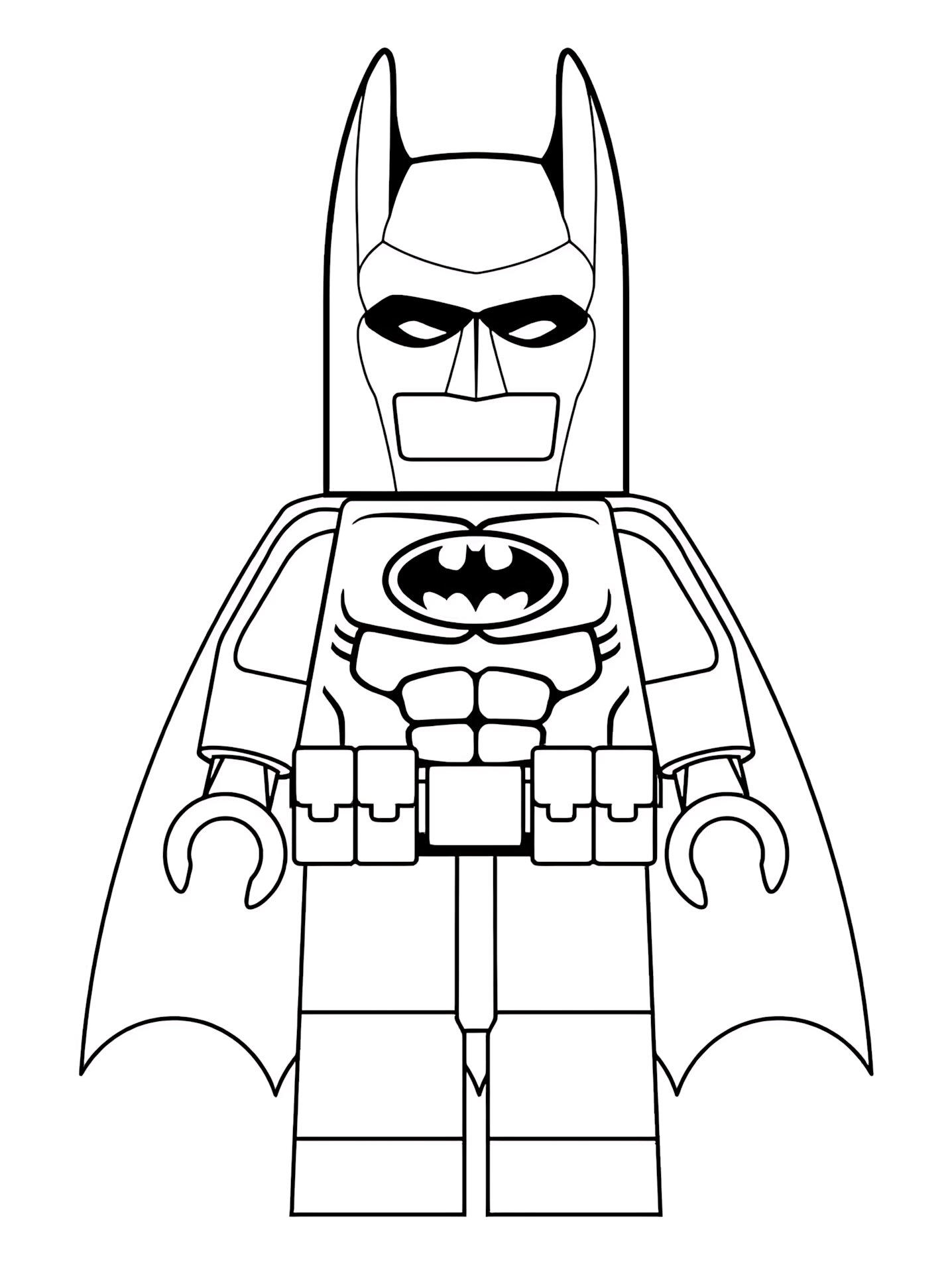 Lego Batman Boyama Sayfası