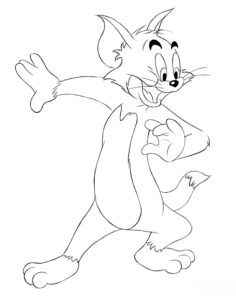 Tom ve Jerry Boyama Sayfası