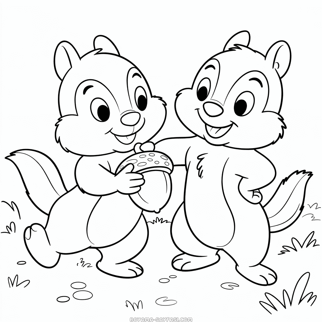 Alvin Sincaplar Boyama Sayfası