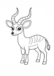 Antilop Boyama Sayfası
