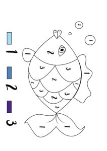 Balık Boyama Sayfası