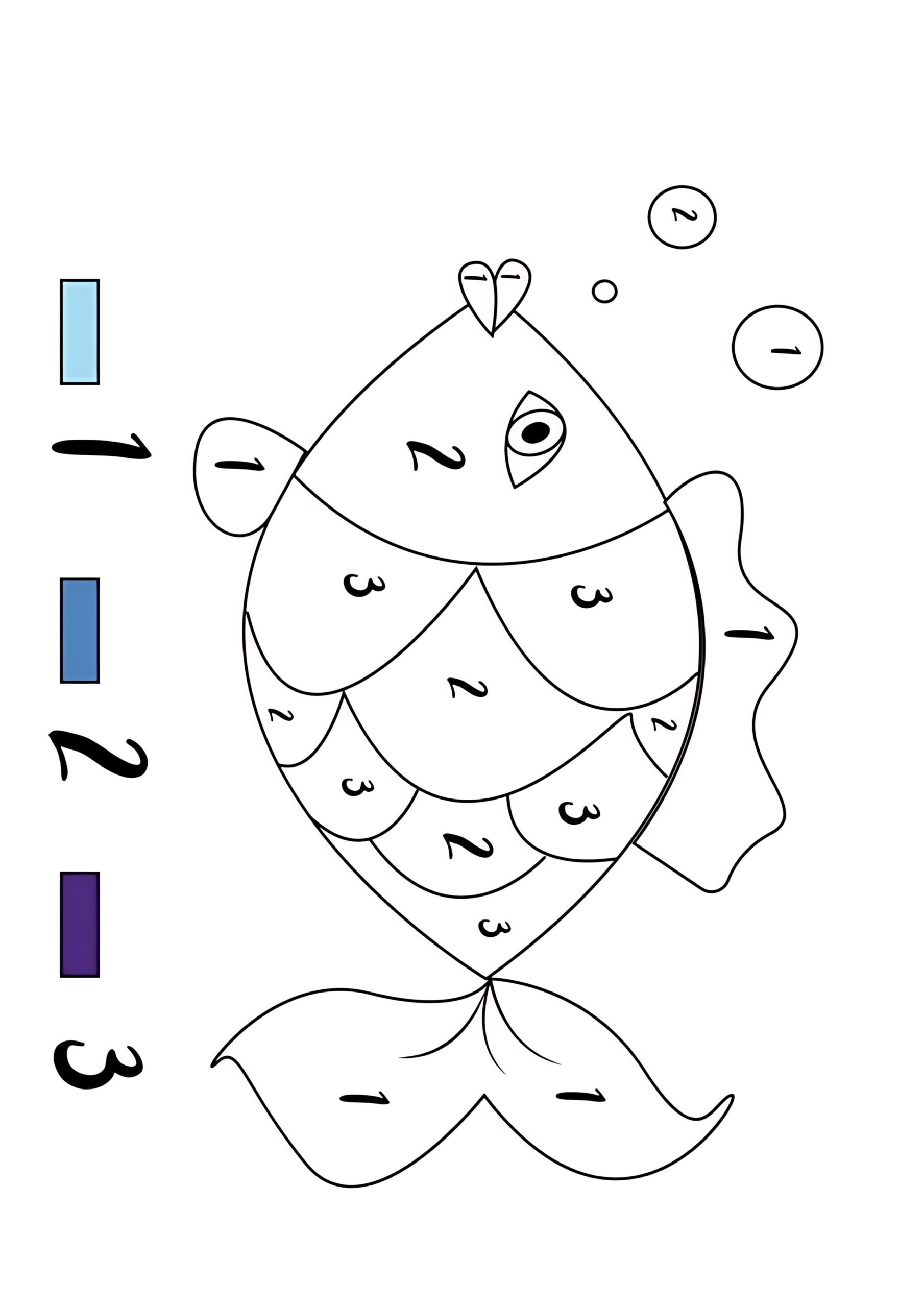 Balık Boyama Sayfası