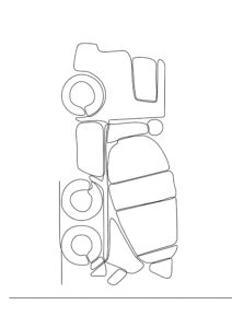 Beton Mikseri Boyama Sayfası