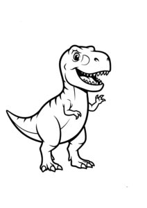 Dinozor Boyama Sayfası indir