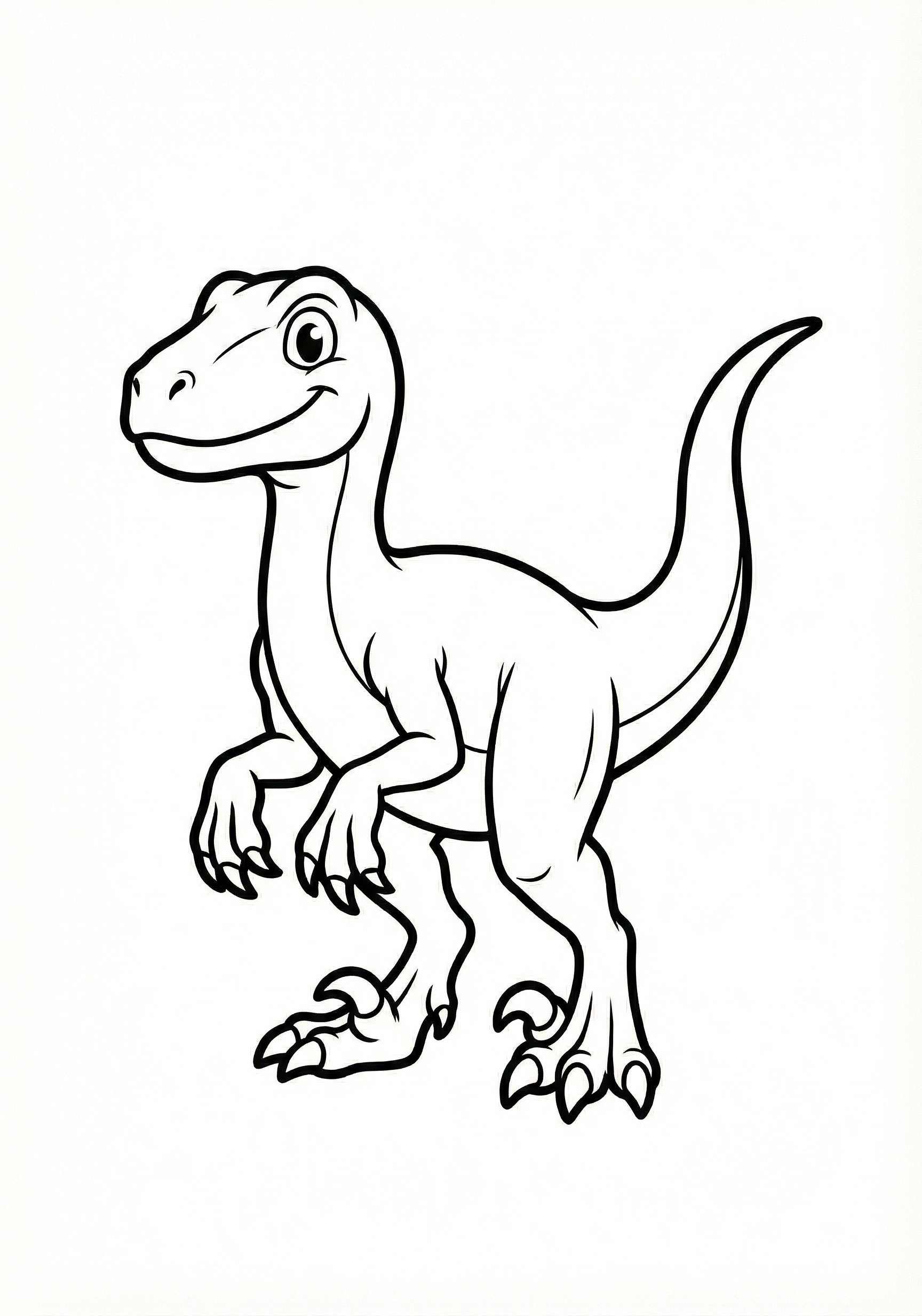 Dinozor Boyama Sayfası-1