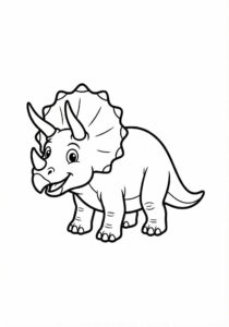 Dinozor Boyama Sayfası-5