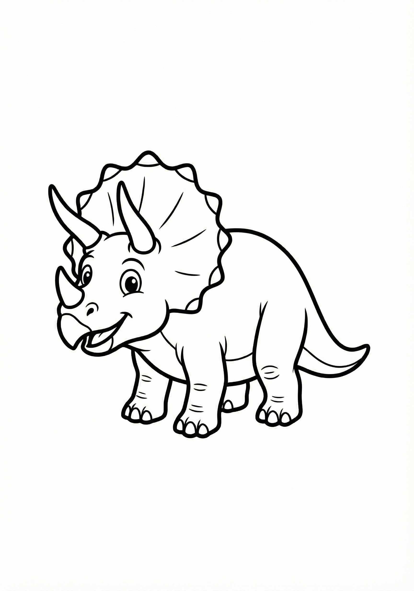 Dinozor Boyama Sayfası-5