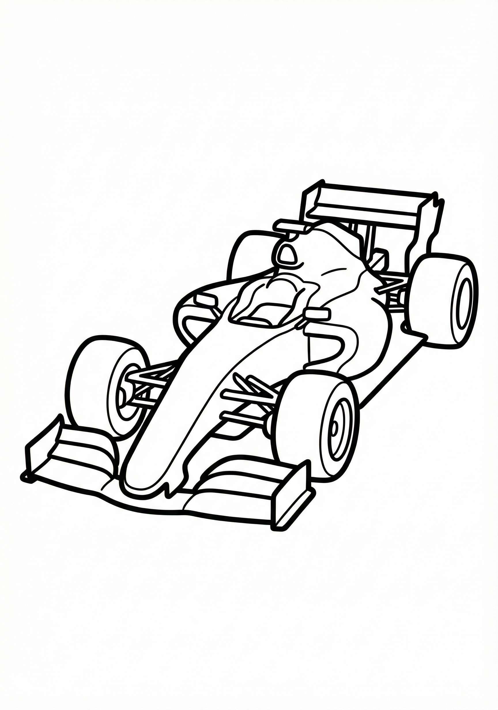 Formula 1 Aracı Boyama PDF indir