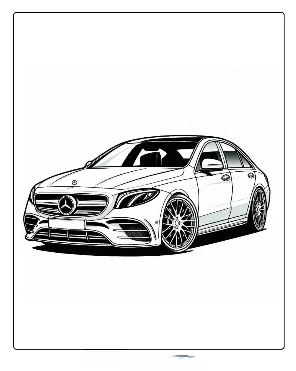 Mercedes Boyama Sayfası