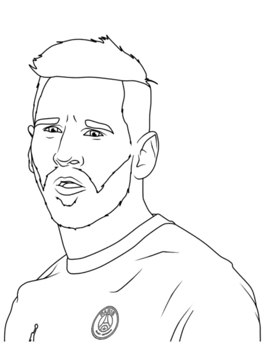 Messi Boyama Sayfası-1