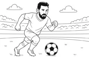 Messi Boyama Sayfası