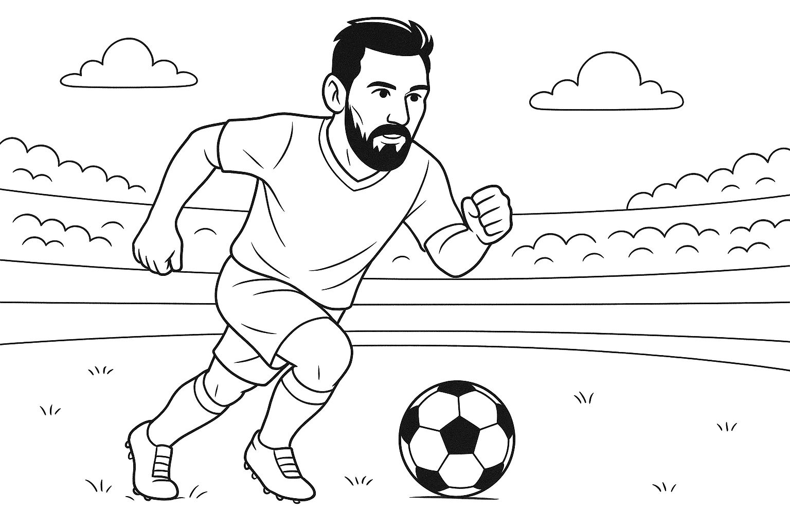 Messi Boyama Sayfası