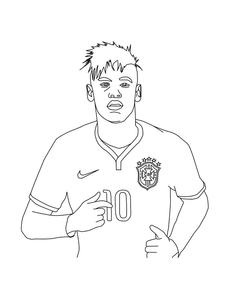 Neymar boyama Sayfası