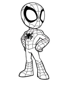 Örümcek Adam Boyama Sayfası pdf