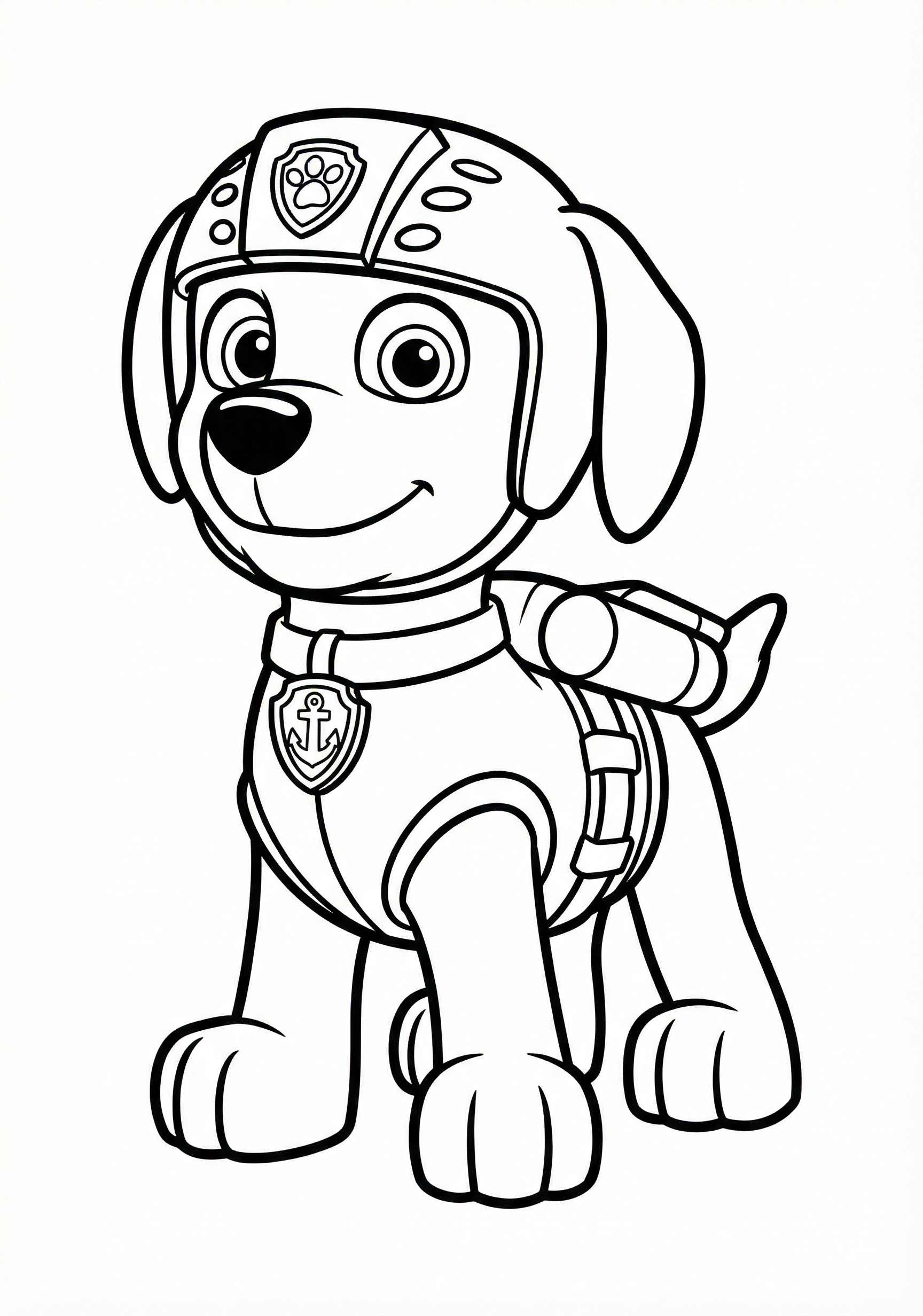 Paw Patrol Zuma Boyama Sayfası