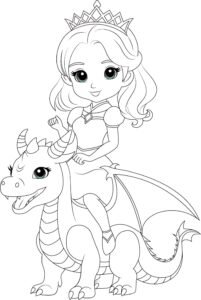 Prenses Boyama Sayfası-1