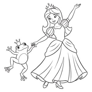 Prenses Boyama Sayfası-2