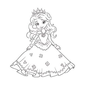 Prenses Boyama Sayfası-4