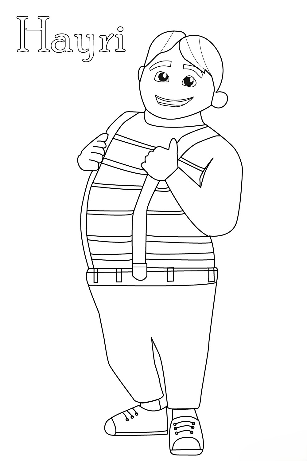 Rafadan Tayfa Hayri Boyama Sayfası