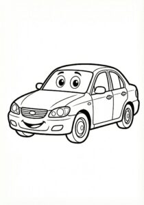Sevimli Araba Boyama pdf