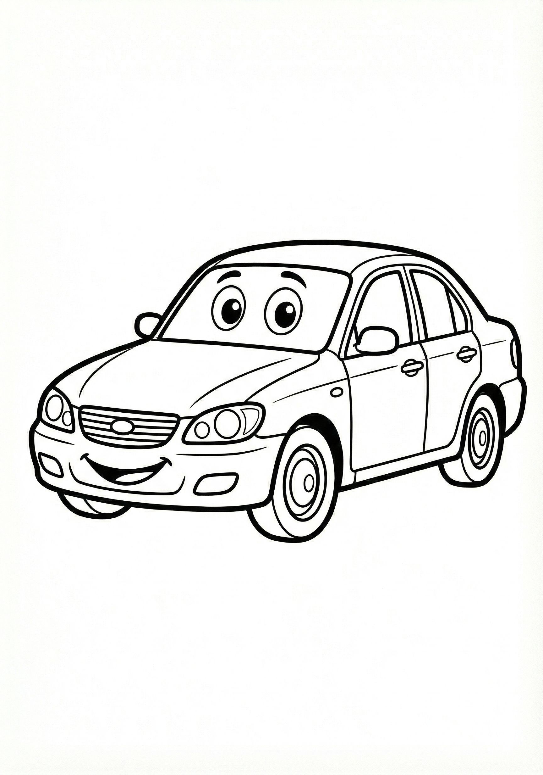 Sevimli Araba Boyama pdf