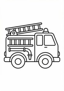 Sevimli Ambulans Boyama