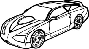 Spor Araba Boyama Resmi indir