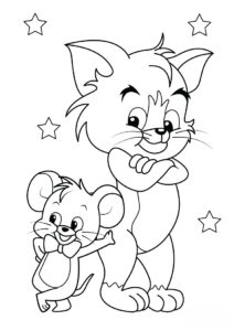 Tom ve Jerry Boyama Sayfası