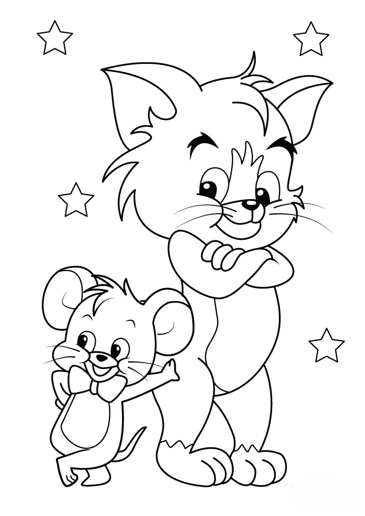 Tom ve Jerry Boyama Sayfası