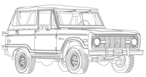 1969 Ford Bronco Boyama Sayfası