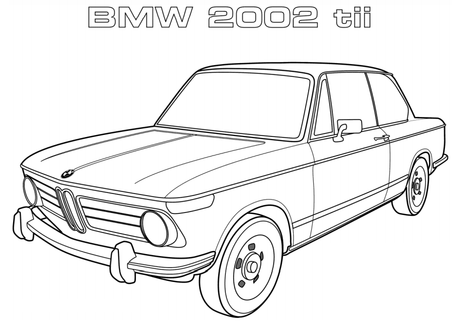 1973 Bmw 2002Tii Boyama Sayfası