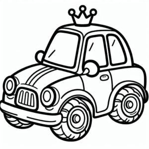 Araba Çiz Boyama Sayfası