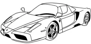 Araba Lamborghini Fotografi Boyama Sayfası