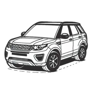 Araba Sayfa 1 Boyama Sayfası