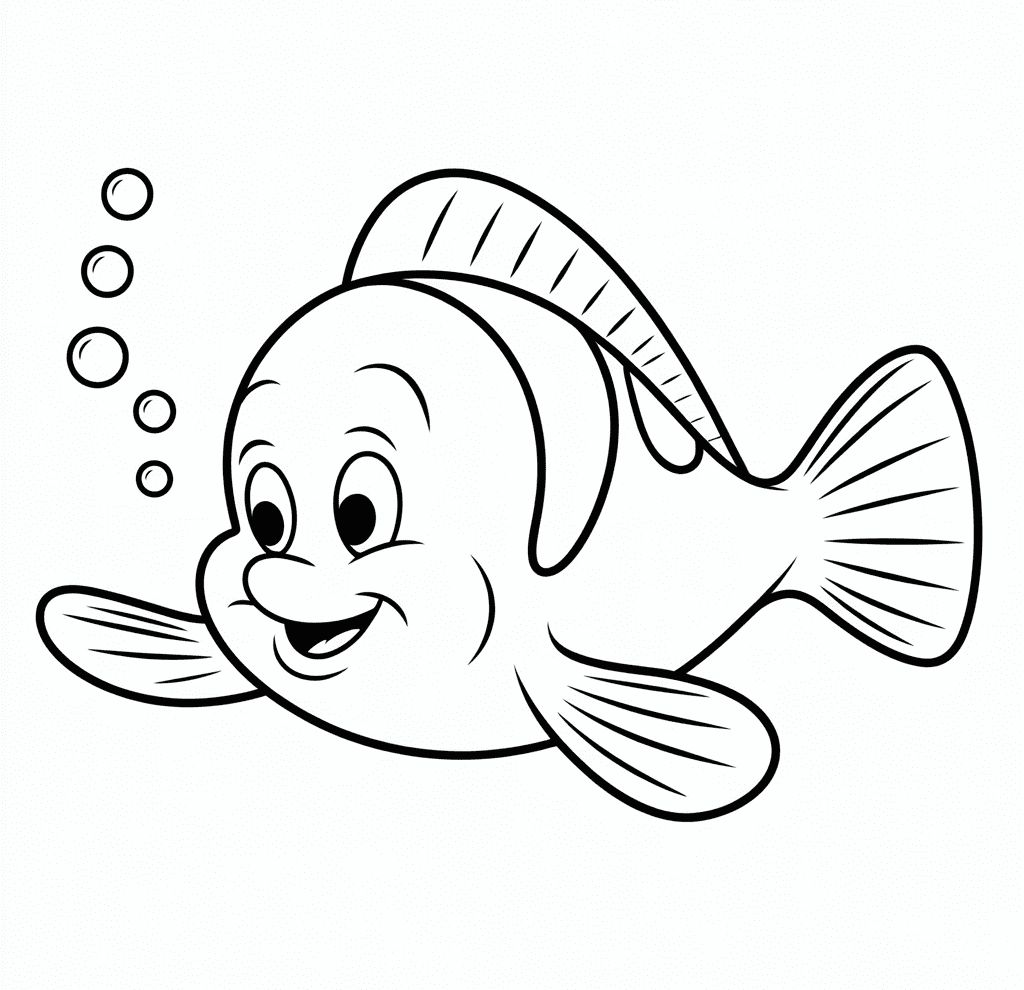 Ariel’Den Flounder Boyama Sayfası