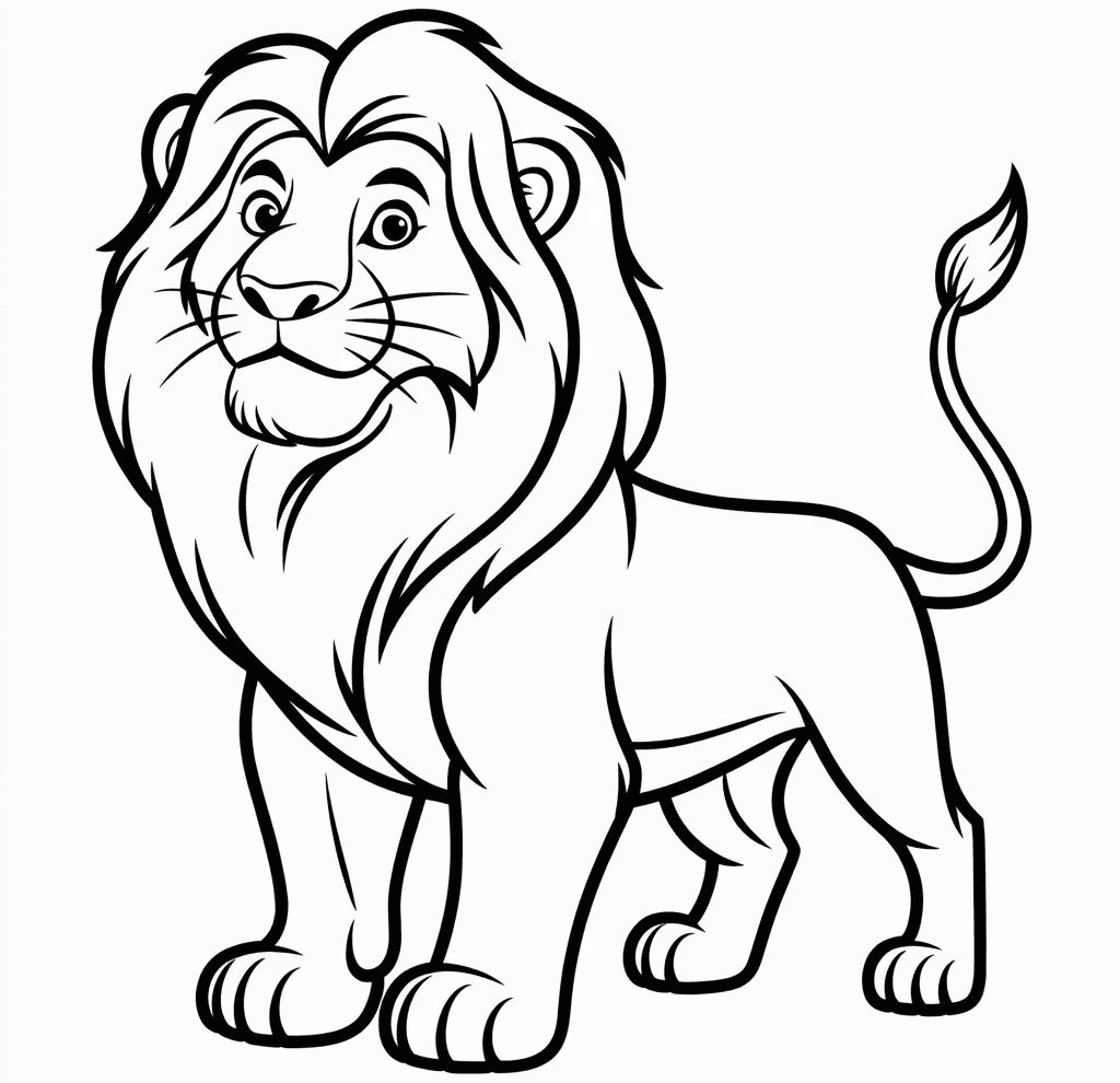 Aslan Kral’Dan Aslan Boyama Sayfası