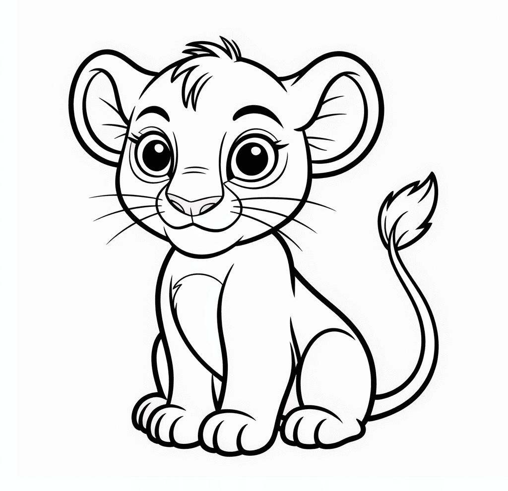 Aslan Kral’Dan Kiara Boyama Sayfası