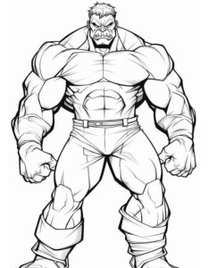 Avengers (Yenilmezler) Boyama Sayfası Indir 26