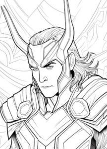 Avengers (Yenilmezler) Boyama Sayfası Indir 37