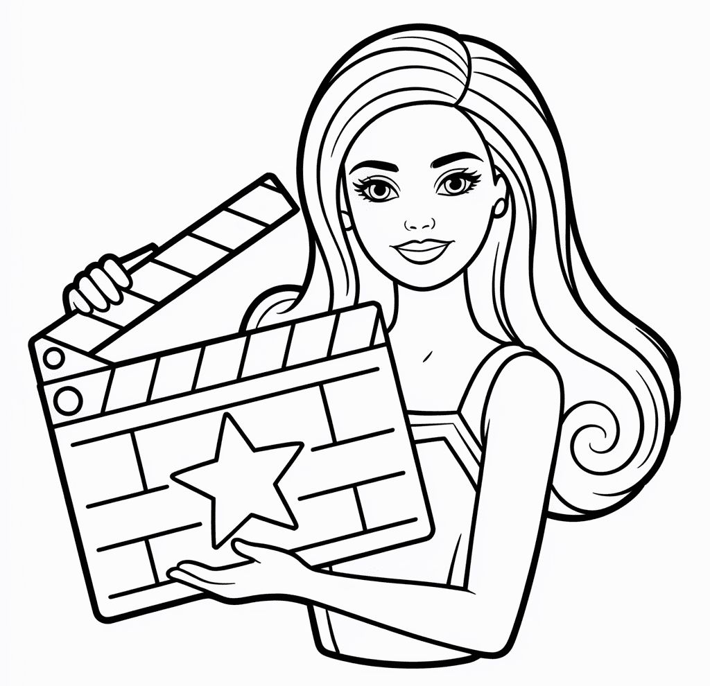 Barbie Filmi Boyama Sayfası