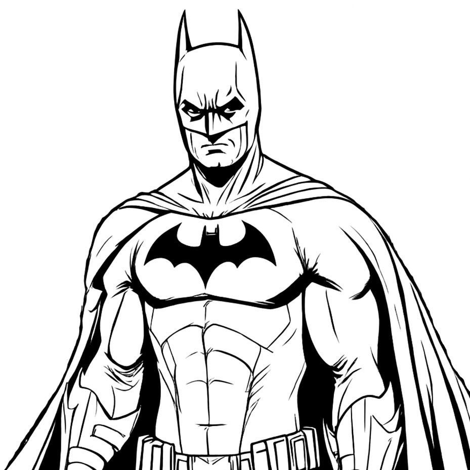 Batman Boyama Sayfası Indir 02