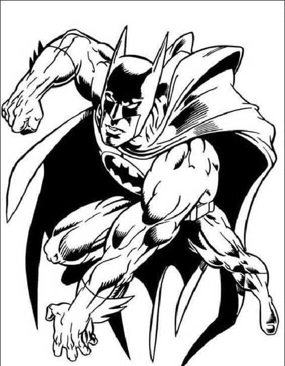 Batman Boyama Sayfası Indir 06