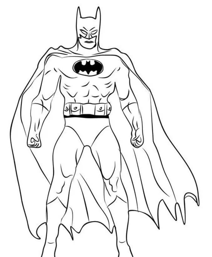 Batman Boyama Sayfası Indir 09