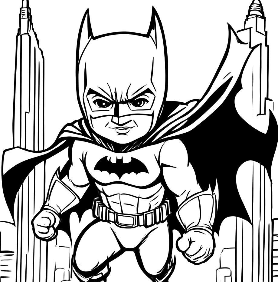 Batman Boyama Sayfası Indir 17