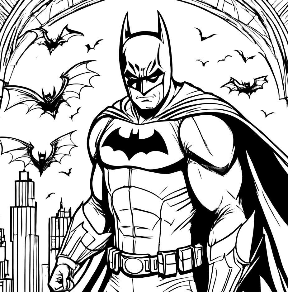 Batman Boyama Sayfası Indir 33