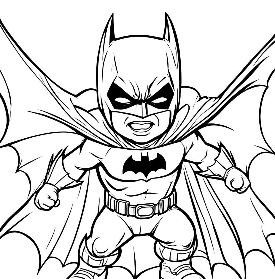 Batman Boyama Sayfası Indir 39