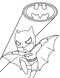 Batman Boyama Sayfası Indir 56