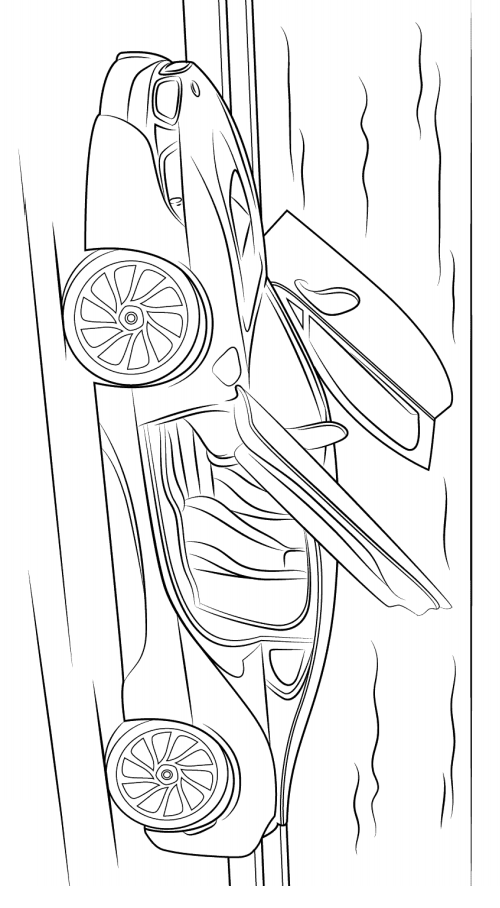 Bmw I8 Boyama Sayfası (1)