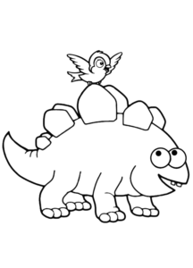 Dinozor Boyama Sayfasi Boyamavakti.Com 04