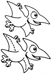 Dinozor Boyama Sayfasi Boyamavakti.Com 07